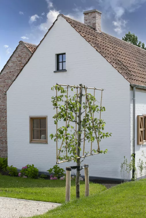 Luxueus vakantieverblijf omgeven door organische terrassen in natuursteen met slingerende kleiklinkerpaden en Engelse borders te Lo-Reninge (6) - 
